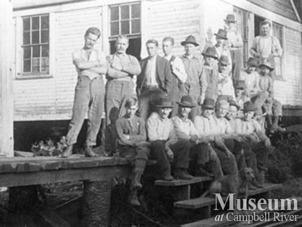 Hastings Co. crew at Rock Bay