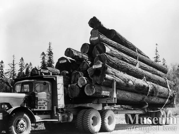Elk River Timber Co. logging truck No. 10