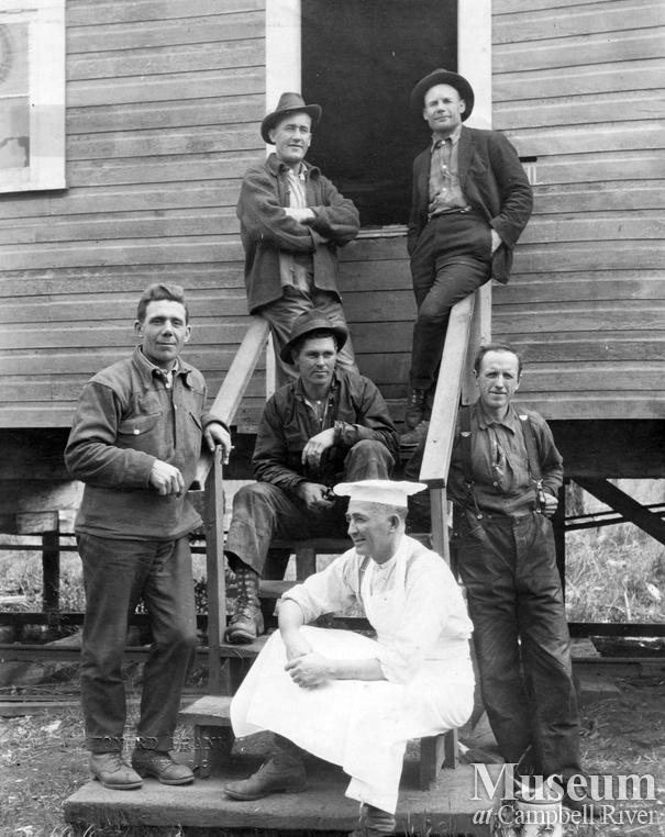 International Timber Co. crew with camp cook