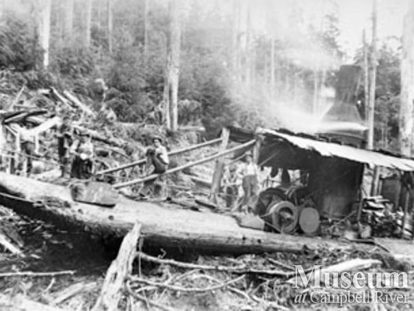 Dot Logging Co. at Knight Inlet