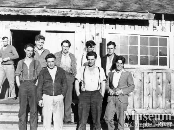 Elk River Timber Co. camp and crew