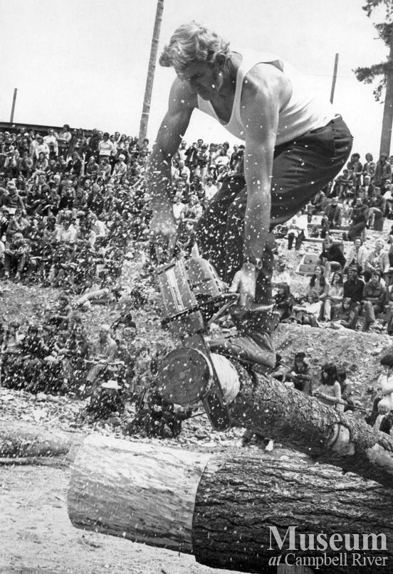 Ron Hartill at Woss camp logger sports