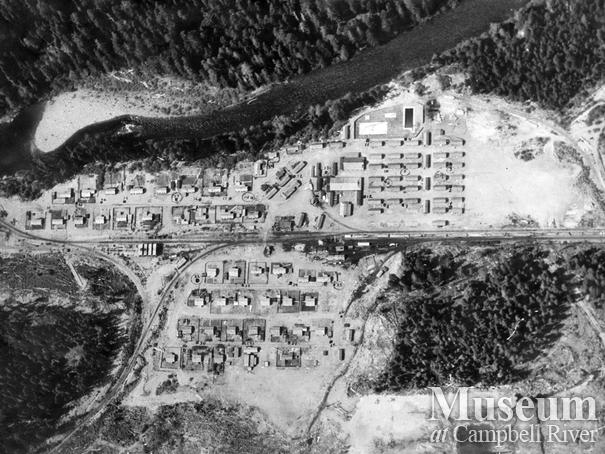 Aerial view of Woss Camp