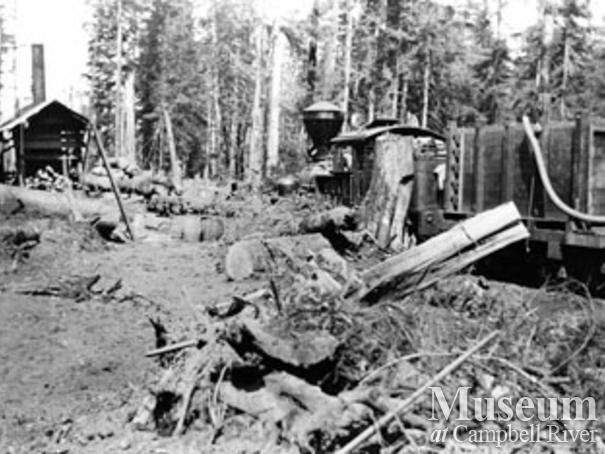 Elk River Timber Co. operations near Campbell River