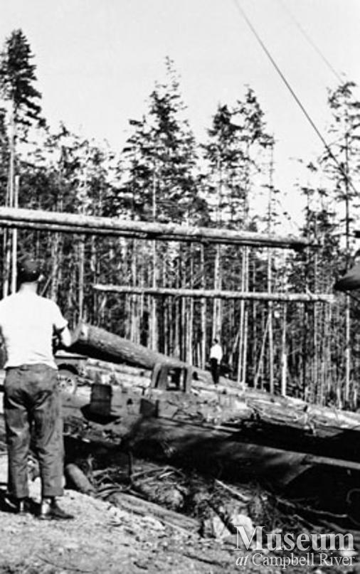 Logging operations at Iron River