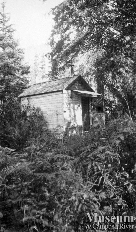 Woodsman's cabin at Rock Bay