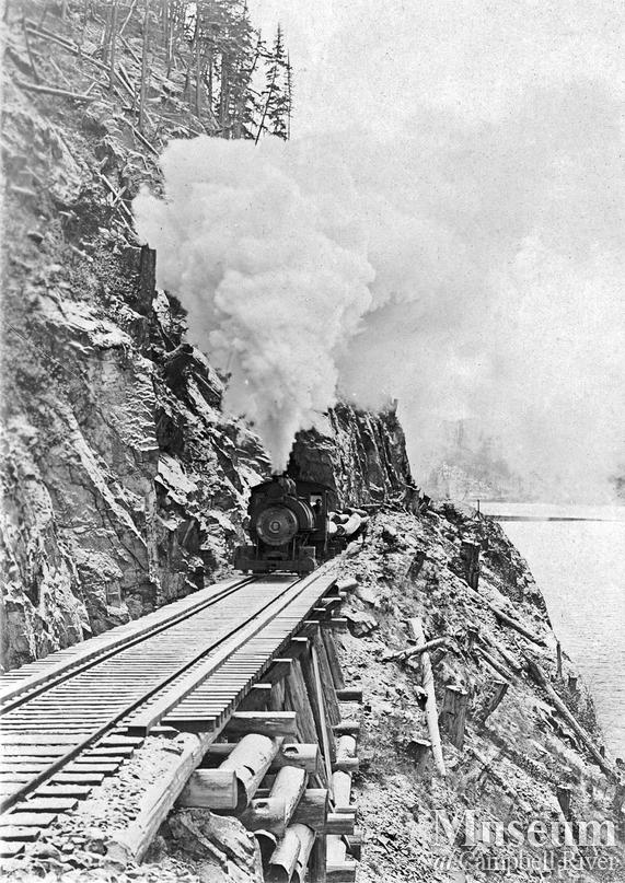 Hastings co. locomotive Rock Bay area