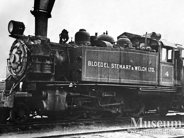 Bloedel, Stewart and Welch locomotive Menzie's Bay